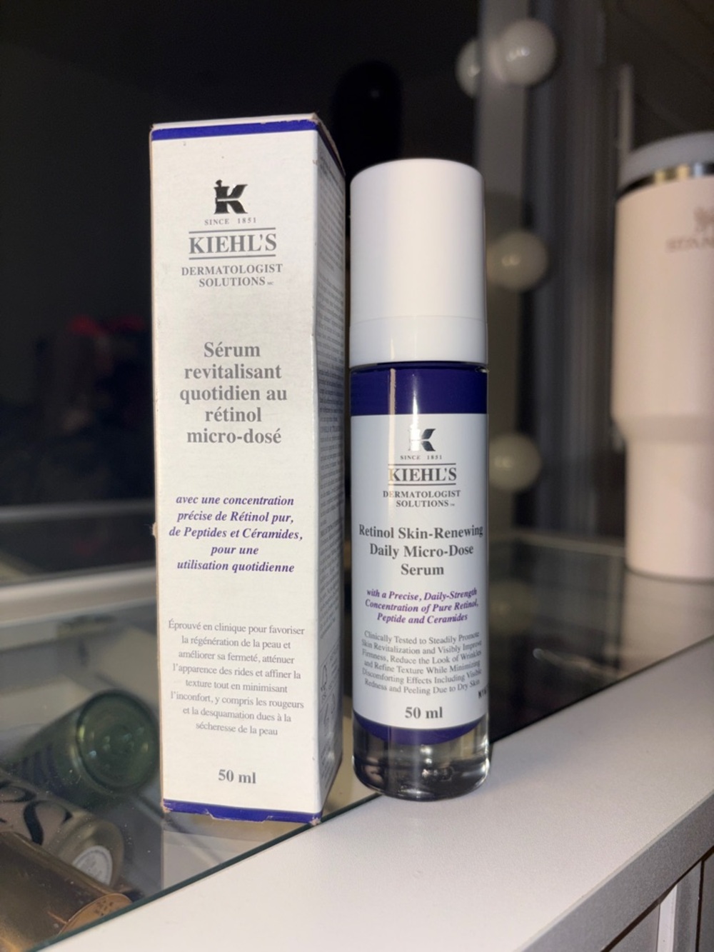 Kiehl's Retinol Skin‑Renewing Daily Micro‑Dose Serum — Blue & White